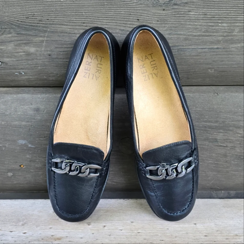 Naturalizer Austin Classic Preppy Minimalist Horsebit Comfort Loafers 8.5M